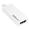 Startech.Com USB-C to HDMI Adapter - 4K 30Hz - White CDP2HDW